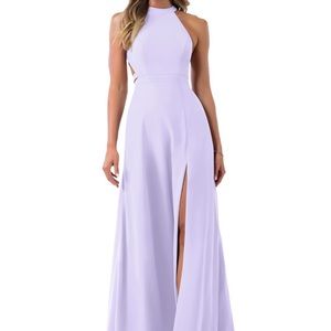 Azazie Clarice lilac dress